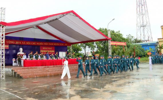 Hội thao Trung đội D&acirc;n qu&acirc;n cơ động th&agrave;nh phố Ninh B&igrave;nh năm 2022