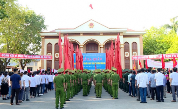 Huyện Nho Quan, Kim Sơn hưởng ứng "Th&aacute;ng h&agrave;nh động ph&ograve;ng chống ma t&uacute;y"