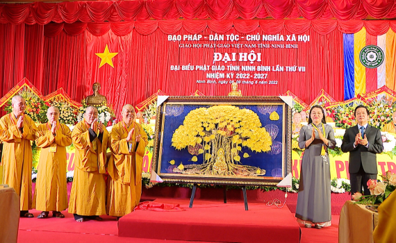 Đại hội đại biểu Phật gi&aacute;o tỉnh Ninh B&igrave;nh lần thứ VII, nhiệm kỳ 2022 - 2027