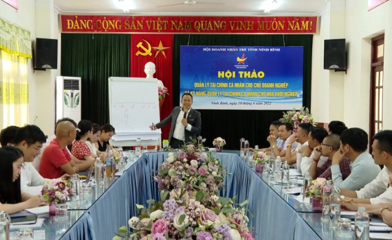 Hội Doanh nh&acirc;n trẻ tỉnh tập huấn quản l&yacute; t&agrave;i ch&iacute;nh cho doanh nghiệp