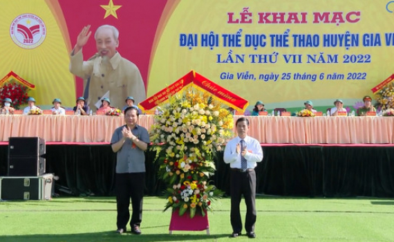 Gia Viễn khai mạc Đại hội TDTT lần thứ VII năm 2022