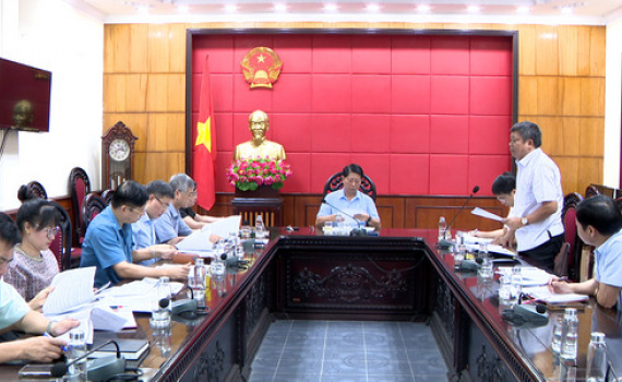 Hội nghị tham gia &yacute; kiến v&agrave;o Dự thảo c&aacute;c B&aacute;o c&aacute;o, Tờ tr&igrave;nh, Nghị quyết tr&igrave;nh tại Kỳ họp thứ 7, HĐND tỉnh kh&oacute;a XV