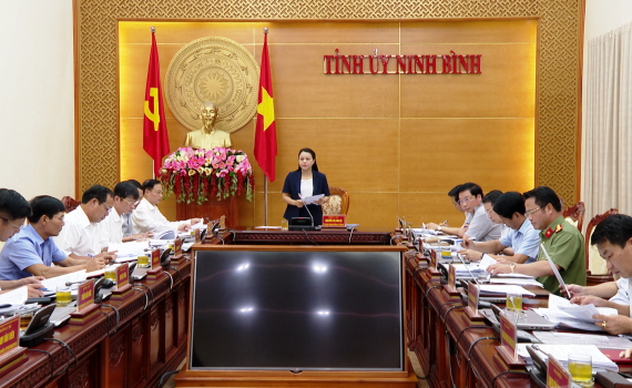 Hội nghị Ban Thường vụ Tỉnh ủy ng&agrave;y 22/06/2022