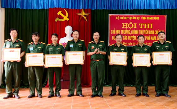 Hội thi Chỉ huy trưởng, Ch&iacute;nh trị vi&ecirc;n Ban CHQS cấp huyện th&agrave;nh c&ocirc;ng tốt đẹp