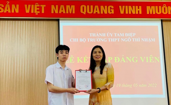 Th&agrave;nh ủy Tam Điệp ch&uacute; trọng c&ocirc;ng t&aacute;c ph&aacute;t triển đảng vi&ecirc;n