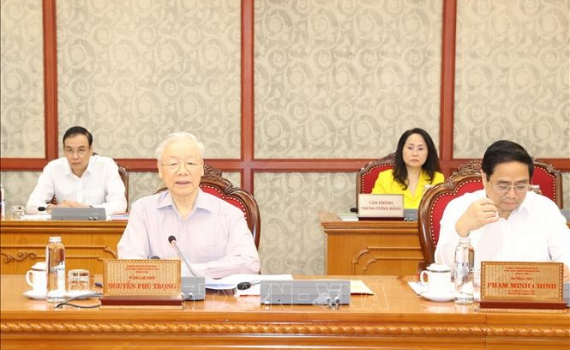 Bộ Ch&iacute;nh trị, Ban B&iacute; thư cho &yacute; kiến về Đề &aacute;n tổng kết 20 năm thực hiện Nghị quyết số 23-NQ/TW, ph&aacute;t huy sức mạnh đại đo&agrave;n kết to&agrave;n d&acirc;n tộc