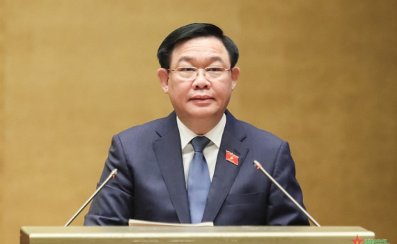 Chủ tịch Quốc hội Vương Đ&igrave;nh Huệ: Tăng tốc, tạo đột ph&aacute;, chuyển biến căn bản trong thực hiện chương tr&igrave;nh mục ti&ecirc;u quốc gia