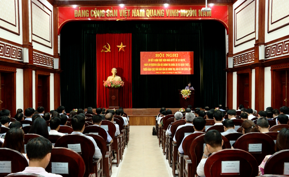 Hoa Lư sơ kết 5 năm thực hiện Nghị quyết số 35 của Bộ Ch&iacute;nh trị kho&aacute; XII 