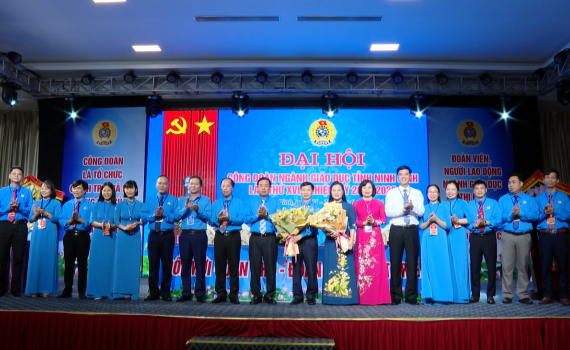 Đại hội C&ocirc;ng đo&agrave;n ng&agrave;nh Gi&aacute;o dục Ninh B&igrave;nh, nhiệm kỳ 2023-2028