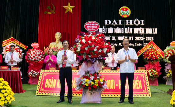 Đại hội Đại biểu Hội N&ocirc;ng d&acirc;n huyện Hoa Lư, nhiệm kỳ 2023 - 2028