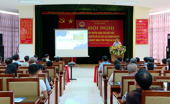 Hội nghị tuy&ecirc;n truyền n&acirc;ng cao kiến thức chuyển đổi số cho doanh nghiệp