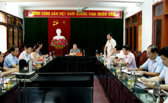 Thường trực HĐND tỉnh kiểm tra việc thực hiện Nghị quyết 43 tại huyện Nho Quan