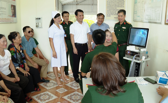 Chương tr&igrave;nh Qu&acirc;n D&acirc;n y kết hợp tại x&atilde; Đồng Phong
