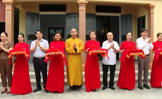 Kh&aacute;nh th&agrave;nh nh&agrave; &ldquo;ấm t&igrave;nh đo&agrave;n kết Lương - Gi&aacute;o&rdquo; tại x&atilde; Chất B&igrave;nh