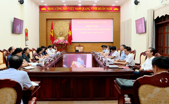 Hội nghị B&aacute;o c&aacute;o vi&ecirc;n Trung ương th&aacute;ng 6/2023