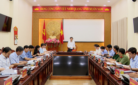 Hội nghị Ban Thường vụ Tỉnh ủy nghe v&agrave; cho &yacute; kiến v&agrave;o c&aacute;c nội dung tr&igrave;nh Kỳ họp thứ 15, HĐND tỉnh kh&oacute;a XV (đợt 1) v&agrave; một số nội dung quan trọng