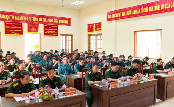 Ban CHQS th&agrave;nh phố Ninh B&igrave;nh, huyện Kim Sơn triển khai nhiệm vụ 6 th&aacute;ng cuối năm 2023