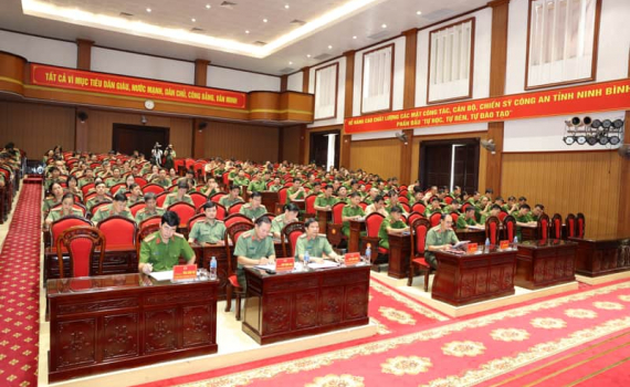 Sơ kết giữa nhiệm kỳ thực hiện Nghị quyết Đại hội đại biểu Đảng bộ C&ocirc;ng an tỉnh