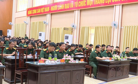 Bộ Tư lệnh Qu&acirc;n khu 3 đối thoại d&acirc;n chủ với c&aacute;n bộ, chiến sĩ Bộ CHQS tỉnh