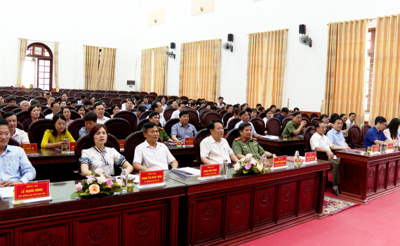 Sơ kết giữa nhiệm kỳ thực hiện Nghị quyết Đại hội Đảng bộ huyện Y&ecirc;n M&ocirc;