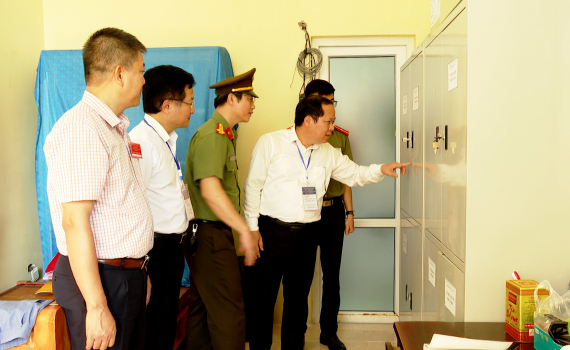 Kiểm tra c&ocirc;ng t&aacute;c tổ chức kỳ thi tuyển sinh lớp 10 THPT năm học 2023- 2024
