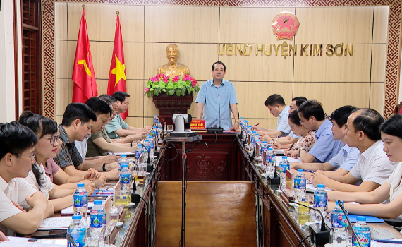 Thường trực HĐND tỉnh kiểm tra việc thực hiện Nghị quyết 43 tại huyện Kim Sơn