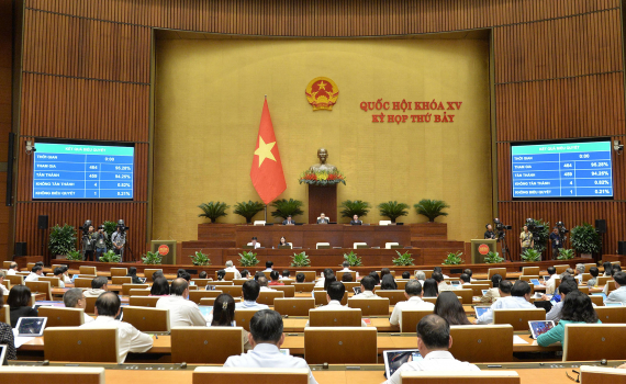 Quốc hội th&ocirc;ng qua Luật Tổ chức T&ograve;a &aacute;n nh&acirc;n d&acirc;n (sửa đổi)
