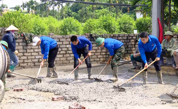 S&ocirc;i nổi c&aacute;c hoạt động t&igrave;nh nguyện của tuổi trẻ th&agrave;nh phố Tam Điệp