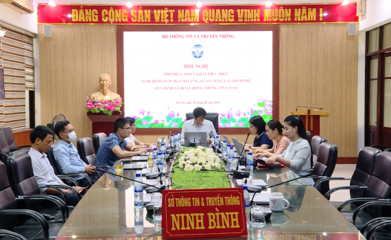 Hội nghị trực tuyến triển khai nghị định quy định hoạt động th&ocirc;ng tin cơ sở