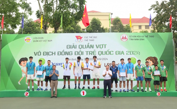 Giải quần vợt v&ocirc; địch đồng đội trẻ quốc gia năm 2024 th&agrave;nh c&ocirc;ng tốt đẹp