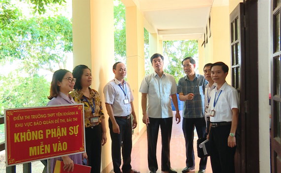Kiểm tra c&ocirc;ng t&aacute;c chuẩn bị kỳ thi tốt nghiệp THPT năm 2024