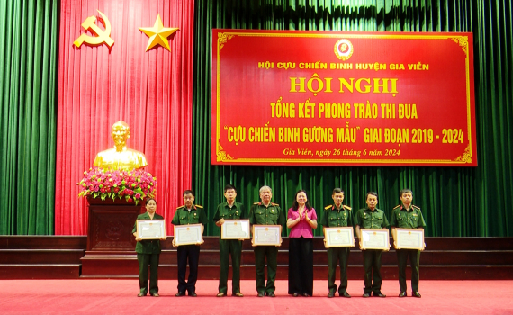 Hội Cựu chiến binh huyện Gia Viễn tổng kết phong tr&agrave;o thi đua &ldquo;Cựu chiến binh gương mẫu&rdquo;