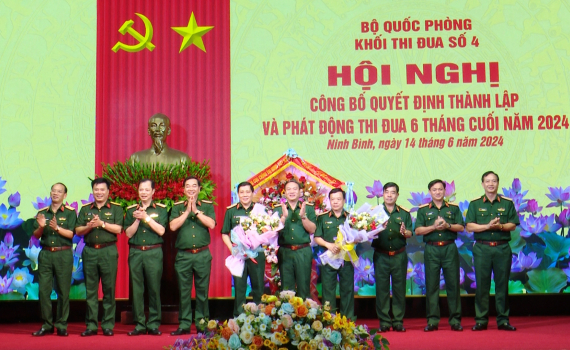 C&ocirc;ng bố quyết định th&agrave;nh lập Khối thi đua số 4 - Bộ Quốc ph&ograve;ng