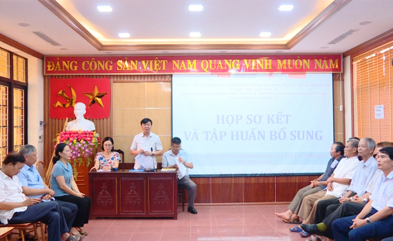 Hội Người cao tuổi tỉnh tập huấn về quản l&yacute; c&acirc;u lạc bộ li&ecirc;n thế hệ tự gi&uacute;p nhau