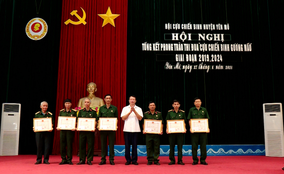 Hội Cựu chiến binh huyện Y&ecirc;n M&ocirc; tổng kết phong tr&agrave;o thi đua &ldquo;Cựu chiến binh gương mẫu&rdquo;