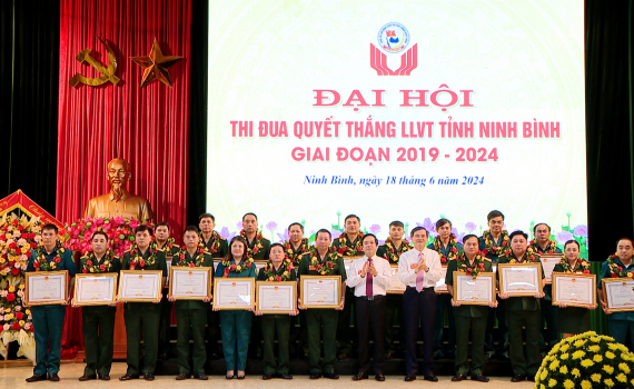 Đại hội thi đua Quyết thắng Lực lượng vũ trang tỉnh Ninh B&igrave;nh giai đoạn 2019 - 2024