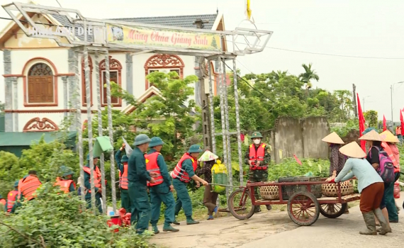Kim Sơn diễn tập thử ph&ograve;ng chống thi&ecirc;n tai v&agrave; t&igrave;m kiếm cứu nạn