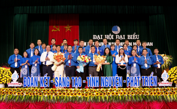 Đại hội Hội Li&ecirc;n hiệp Thanh ni&ecirc;n huyện Nho Quan nhiệm kỳ 2024 - 2029
