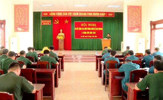 Gia Viễn sơ kết c&ocirc;ng t&aacute;c Quốc ph&ograve;ng, Qu&acirc;n sự địa phương 6 th&aacute;ng đầu năm