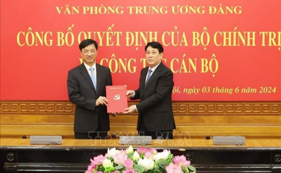 Thứ trưởng Bộ C&ocirc;ng an Nguyễn Duy Ngọc được ph&acirc;n c&ocirc;ng giữ chức Ch&aacute;nh Văn ph&ograve;ng Trung ương Đảng