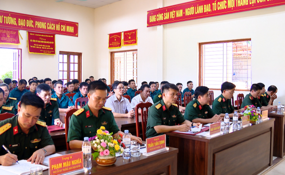Kim Sơn sơ kết c&ocirc;ng t&aacute;c quốc ph&ograve;ng, qu&acirc;n sự địa phương