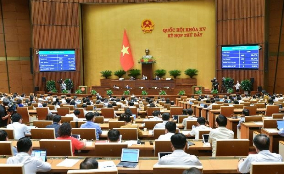 100% đại biểu Quốc hội c&oacute; mặt th&ocirc;ng qua Luật C&ocirc;ng nghiệp quốc ph&ograve;ng, an ninh v&agrave; động vi&ecirc;n c&ocirc;ng nghiệp
