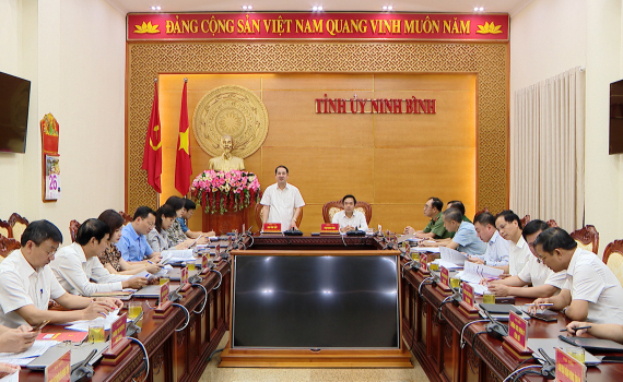 Thường trực Tỉnh ủy giao ban triển khai nhiệm vụ trọng t&acirc;m 6 th&aacute;ng cuối năm 2024