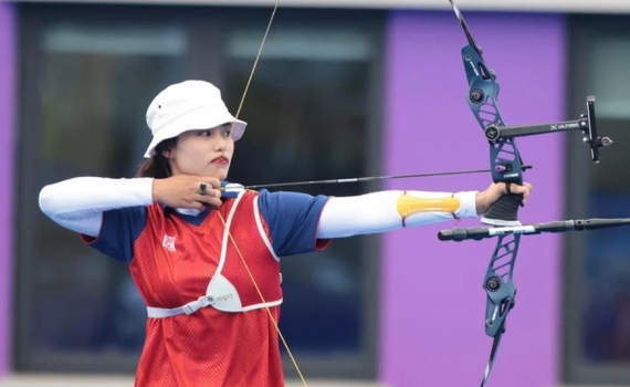 Olympic 2024: Nữ cung thủ xinh đẹp của Việt Nam gi&agrave;nh tấm v&eacute; thứ 15
