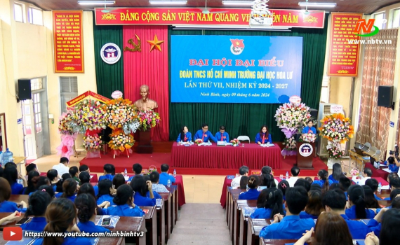 Đại hội đại biểu Đo&agrave;n Trường Đại học Hoa Lư lần thứ VII, nhiệm kỳ 2024 - 2027