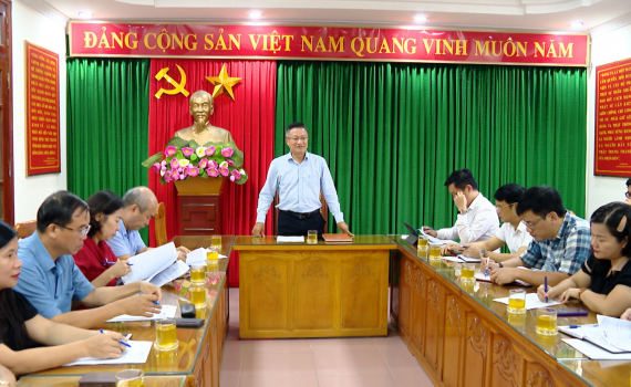 Giao ban c&ocirc;ng t&aacute;c b&aacute;o ch&iacute;, tuy&ecirc;n truyền th&aacute;ng 5 năm 2024