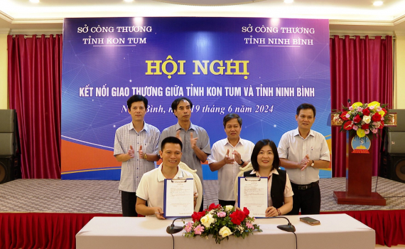Kết nối giao thương giữa tỉnh Ninh B&igrave;nh v&agrave; Kon Tum