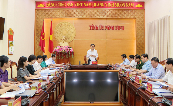 Thường trực Tỉnh ủy giao ban triển khai nhiệm vụ trọng t&acirc;m th&aacute;ng 6/2024