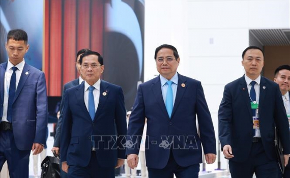 Thủ tướng Phạm Minh Ch&iacute;nh dự phi&ecirc;n khai mạc to&agrave;n thể Hội nghị WEF Thi&ecirc;n T&acirc;n