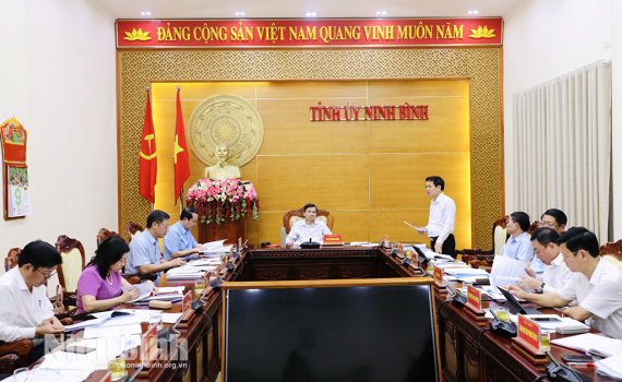 Hội nghị Ban Thường vụ Tỉnh ủy ng&agrave;y 9/6/2025